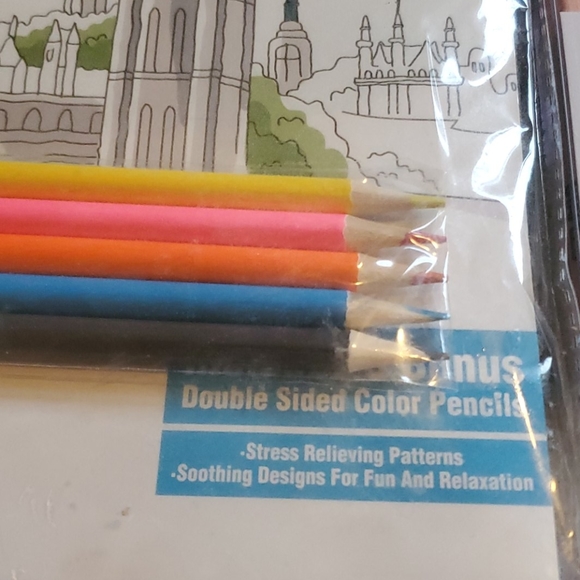 Barnes & Noble Other Coloring Book For Adults Plus Extra Pencils Or
